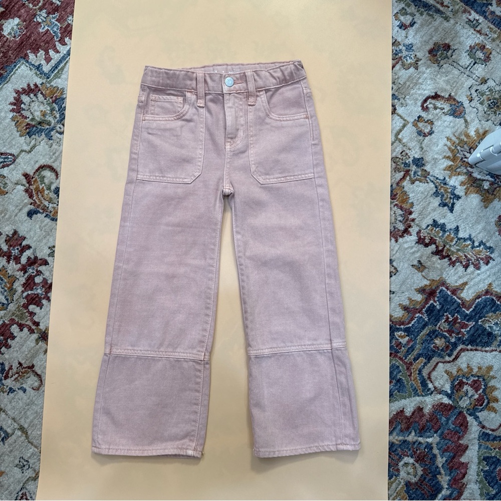 Old Navy Girls High Waisted Baggy Wide Leg Jeans